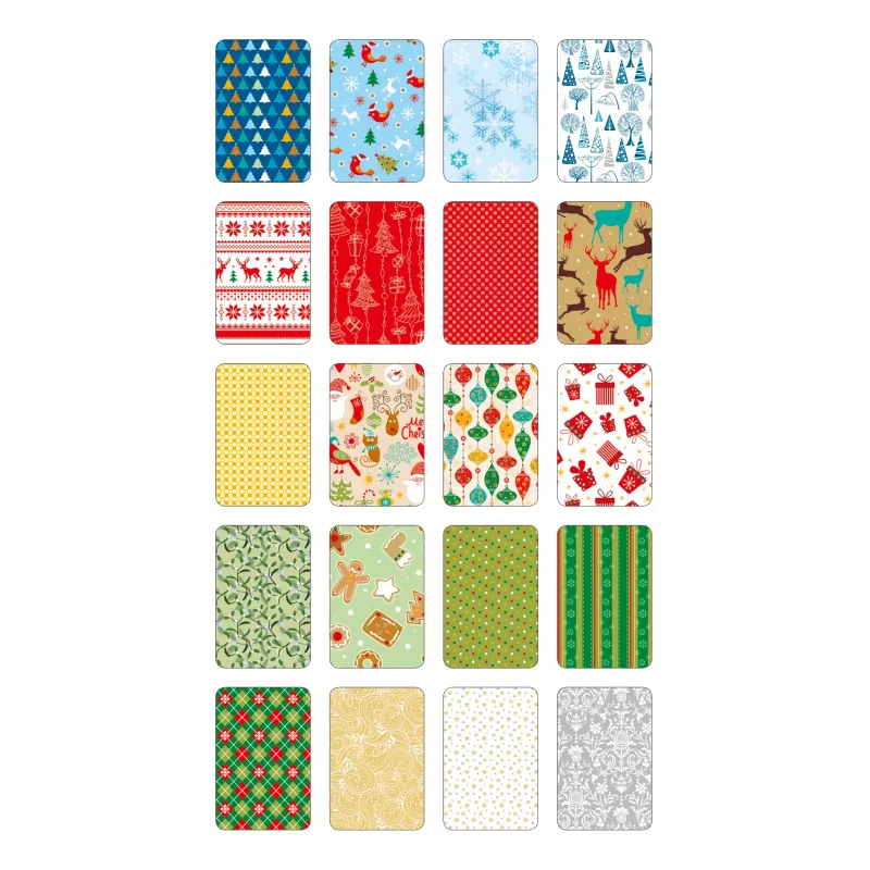 folia Motivblock Weihnachten, 270 g/m², farbsortiert