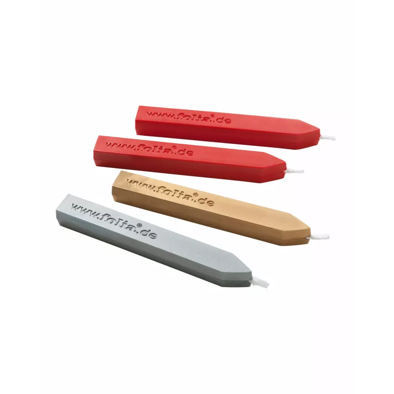 folia Siegel-Set, Rot, Silber, Gold