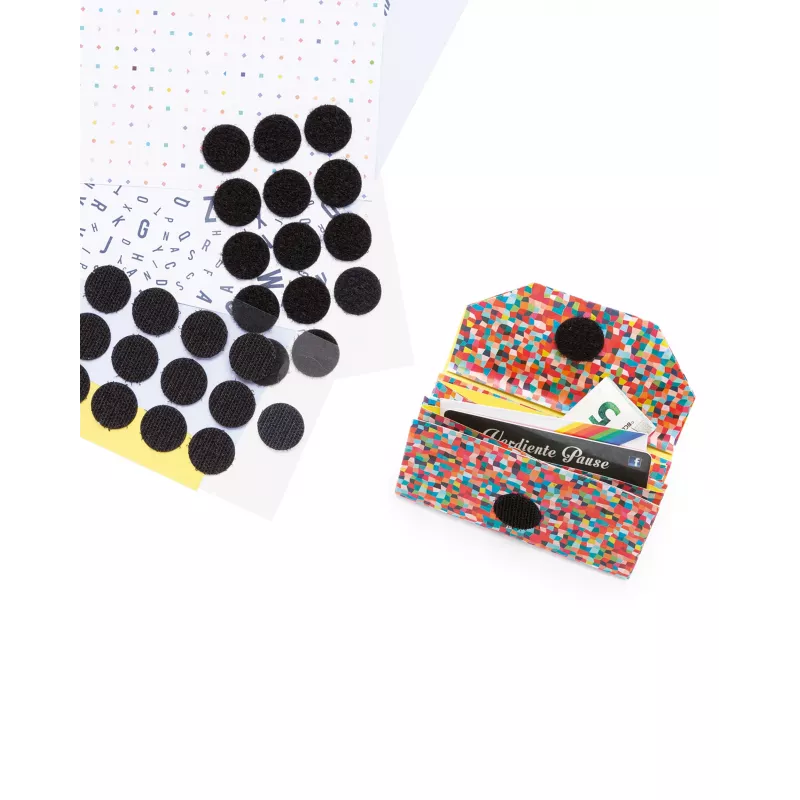 Folia Klettpunkte, schwarz & weiß (2301)