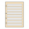 OXFORD Arbeitsblock CLASSI DIN A4, liniert, Lineatur 1, 50 Blatt
