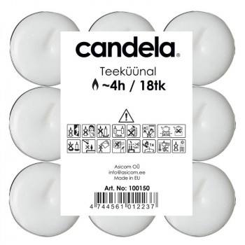 Candela Teelichter, 18 Stk.