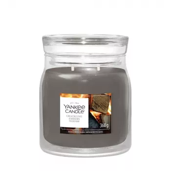 Yankee Candle Crackling Embers Kerze, mittel