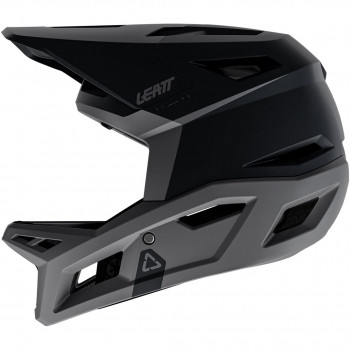 Leatt MTB Gravity 4.0 V26 Full-Face Fahrradhelm, Stealth Black/Grau, L