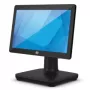 Elo Touch Solutions EloPOS System 15" Touchscreen-POS-Terminal mit Standfuß und I/O-Hub - Intel Celeron J4105, 4GB RAM, 128GB SSD, ohne Betriebssystem, Schwarz