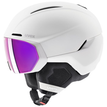 UVEX Horizon CV Skihelm, Weiß, 55-59 cm (56/6/341/11)