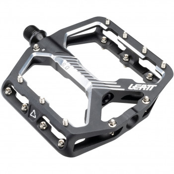 Leatt AllMtn 6.0 Flat Fahrradpedale, schmale Plattform 114x100 mm, Schwarz