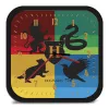 KIDS Harry Potter Hogwarts 4 Houses quadratische Wanduhr, analog (Hpk00029)