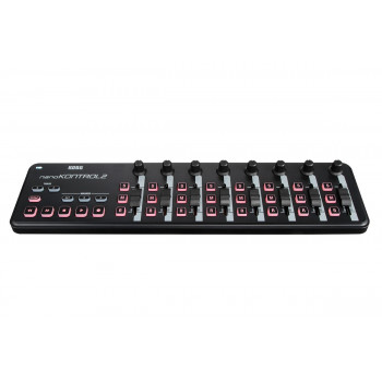Korg nanoKONTROL2 USB-MIDI-Controller, Schwarz