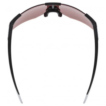UVEX Pace Perform CV Sportbrille, halbrandlos, schwarz