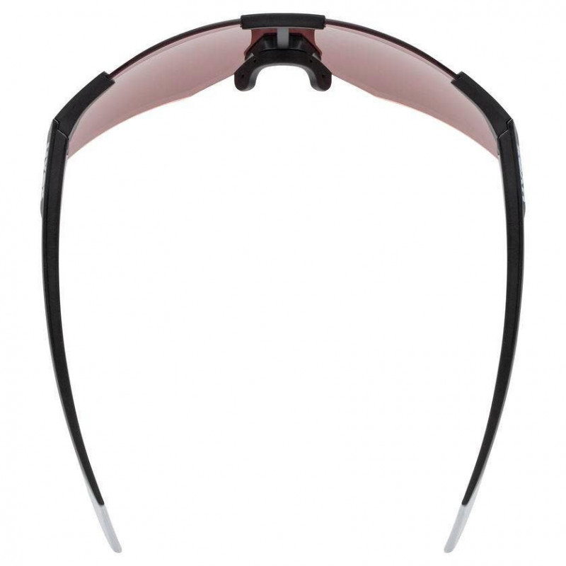 UVEX Pace Perform CV Sportbrille, halbrandlos, schwarz
