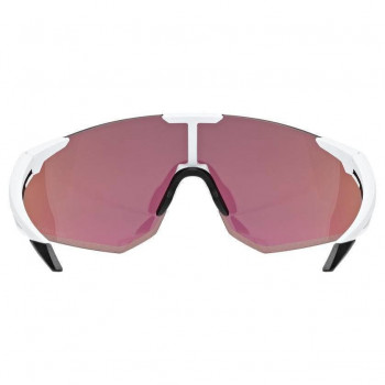 UVEX Pace Perform S CV Sportbrille, halbrandlos, weiß