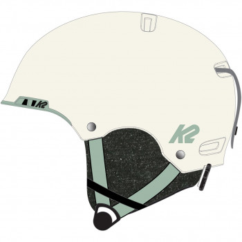 K2 MERIDIAN Damenhelm 51-55, White Pearl