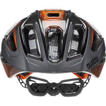 UVEX Quatro Fahrradhelm 52-57, Orange/Titanium
