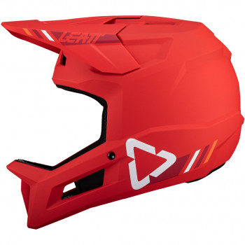 Leatt MTB Gravity 1.0 Junior V25 Kinder-Fullface-Fahrradhelm XXS, Fire