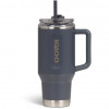 Igloo Travel Mug 32 OZ (0,95 l) Thermobecher mit Strohhalm, Carbonite