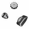 Ascher Racing Knob Kit Pro Drehknopf-Set, Mercury