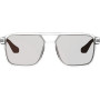 Leatt TheViz Pyrenees Polarized Radbrille, Klar/Silber