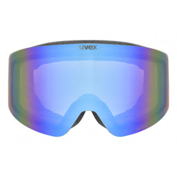 UVEX Provoqe FM Skibrille, schwarz, blaue Scheibe