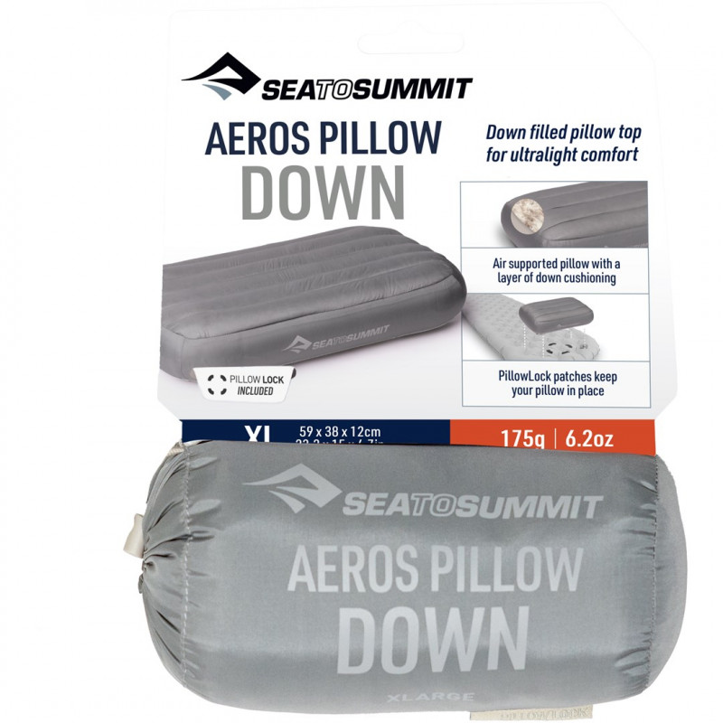 Sea to Summit Aeros Down aufblasbares Kissen, XL
