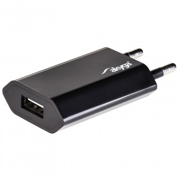 Wandladegerät Akyga AK-CH-03BK 5W USB-A 5V / 1A schwarz