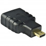 Akyga AK-AD-10 Adapter HDMI Buchse auf Micro-HDMI Stecker, Schwarz
