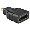 Akyga AK-AD-10 Adapter HDMI Buchse auf Micro-HDMI Stecker, Schwarz