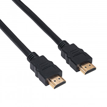 Akyga AK-HD-30A HDMI 1.4 High-Speed-Kabel mit Ethernet, 3 m, Schwarz