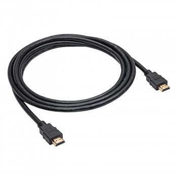 Akyga AK-HD-30A HDMI 1.4 High-Speed-Kabel mit Ethernet, 3 m, Schwarz