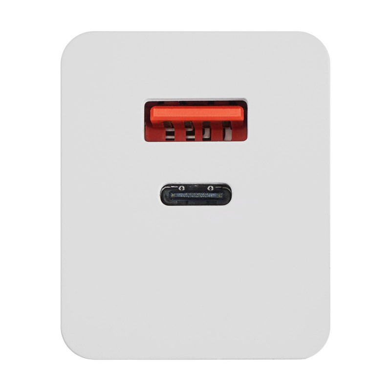Wandladegerät Akyga AK-CH-20 100W USB-C USB-A PD GaN 5-20V / 1.5-5A weiß