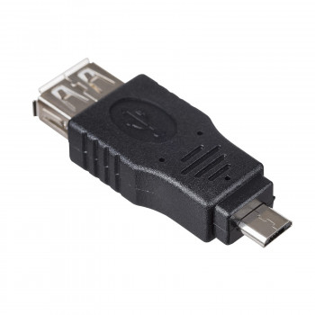 Akyga AK-AD-08 OTG-Adapter USB-A Buchse auf Micro-USB Stecker, Schwarz