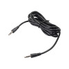 Akyga AK-AV-12 Audiokabel 3,5 mm Klinke Stecker auf Stecker, 1,8 m, Schwarz