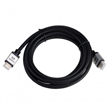 Akyga AK-HD-30P HDMI-Kabel v2.0, High Speed mit Ethernet, 4K, 3 m, Schwarz