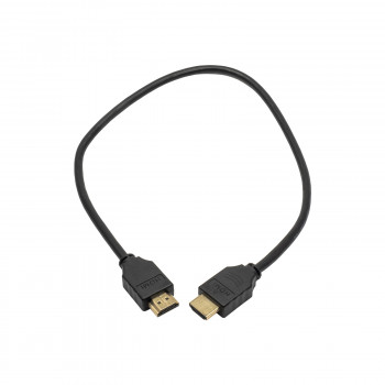Akyga AK-HD-05A High-Speed-HDMI-Kabel mit Ethernet, HDMI 1.4, 0,5 m, Schwarz