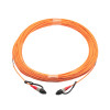 Akyga AK-FC-02 FC-auf-FC-Simplex-Glasfaser-Patchkabel, 30 m, orange