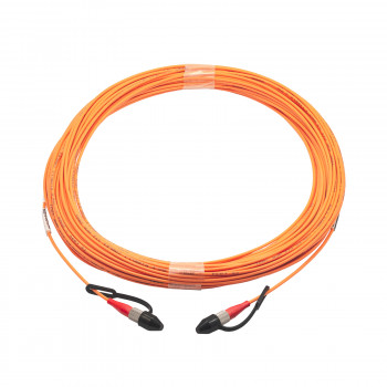 Akyga AK-FC-02 FC-auf-FC-Simplex-Glasfaser-Patchkabel, 30 m, orange