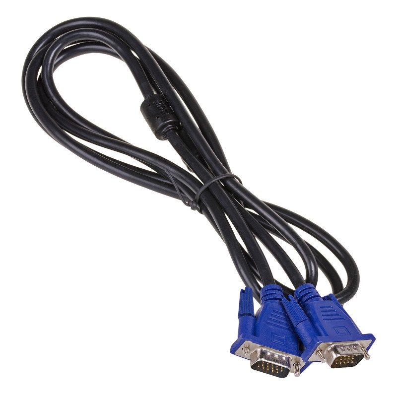Akyga AK-AV-14 VGA (M) auf VGA (M) Kabel, D-Sub 15-polig, 5 m, Schwarz