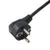 Akyga AK-NB-01A Notebook-Netzkabel CEE 7/7 auf IEC C5 (Kleeblatt), 3x 0,5 mm², 1,5 m, Schwarz