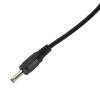 Akyga AK-DC-03 Stromkabel USB-A Stecker auf DC 3,5 x 1,35 mm Stecker, 0,8 m, Schwarz