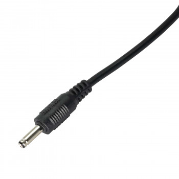 Akyga AK-DC-03 Stromkabel USB-A Stecker auf DC 3,5 x 1,35 mm Stecker, 0,8 m, Schwarz