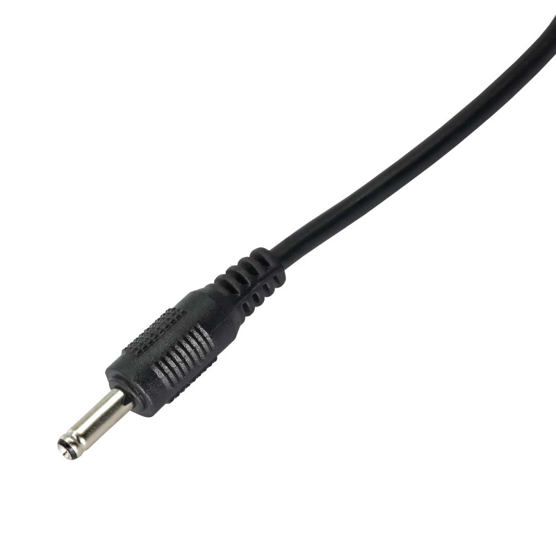 Akyga AK-DC-03 Stromkabel USB-A Stecker auf DC 3,5 x 1,35 mm Stecker, 0,8 m, Schwarz