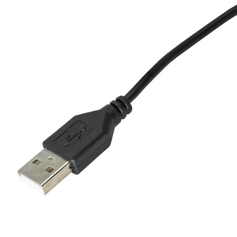 Akyga AK-DC-03 Stromkabel USB-A Stecker auf DC 3,5 x 1,35 mm Stecker, 0,8 m, Schwarz