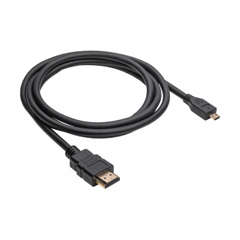 Akyga AK-HD-15R HDMI-auf-Micro-HDMI-Kabel v1.4, 1,5 m, Schwarz
