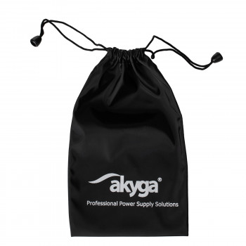 Akyga AK-AC-01 Schutztasche für Notebook-Netzteile, 220 x 135 mm, schwarz
