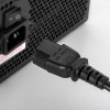 Akyga AK-PC-106A Netzkabel CEE 7/7 (Schuko) auf IEC C13, CCA 3 x 0,75 mm², 3 m, Schwarz