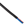 Akyga AK-OT-04A Netzkabel mit offenem Ende CEE 7/16 (Eurostecker), Kupfer 2 x 0,5 mm², 1,5 m, Schwarz
