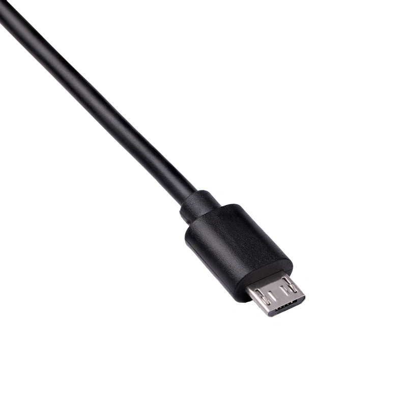 Akyga AK-USB-01 USB 2.0 Kabel USB-A (M) auf Micro USB-B (M), 1,8 m, Schwarz