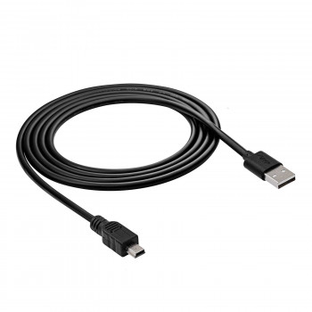 Akyga AK-USB-03 USB-2.0-Kabel USB-A (M) auf Mini-USB-B 5-Pin (M), 1,8 m, Schwarz
