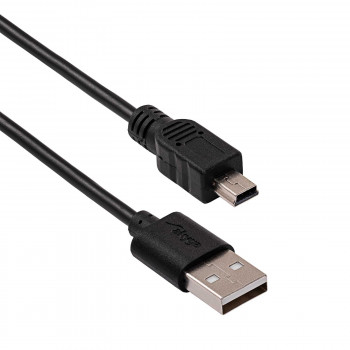 Akyga AK-USB-03 USB-2.0-Kabel USB-A (M) auf Mini-USB-B 5-Pin (M), 1,8 m, Schwarz