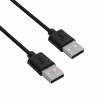 Akyga AK-USB-11 USB 2.0 Kabel USB-A (M) auf USB-A (M), 1,8 m, Schwarz