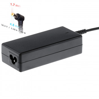 Akyga AK-ND-09 Notebook-Netzteil 18,5 V, 65 W, 4,8 x 1,7 mm, 1,2 m, für HP